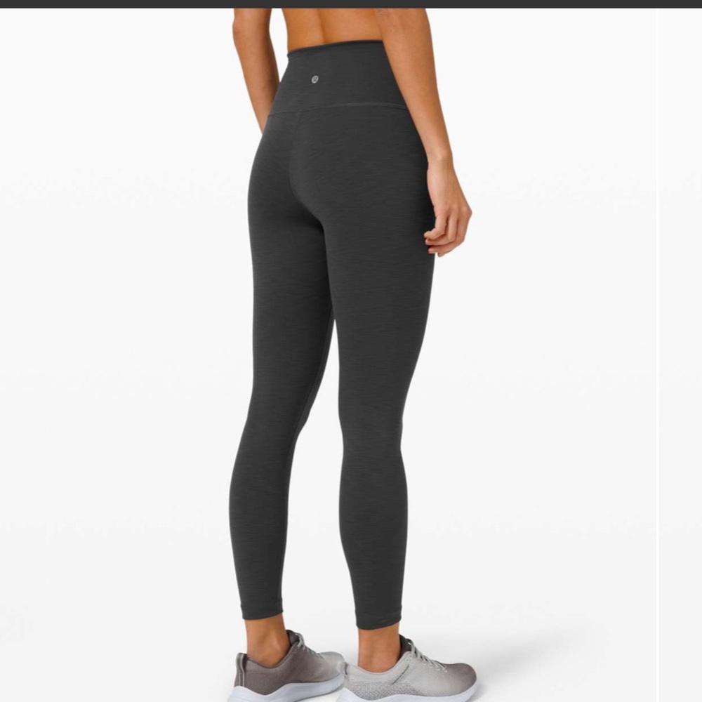 🍋 Lululemon Wunder Train High-Rise Tight 25"
Heathered Graphite Grey